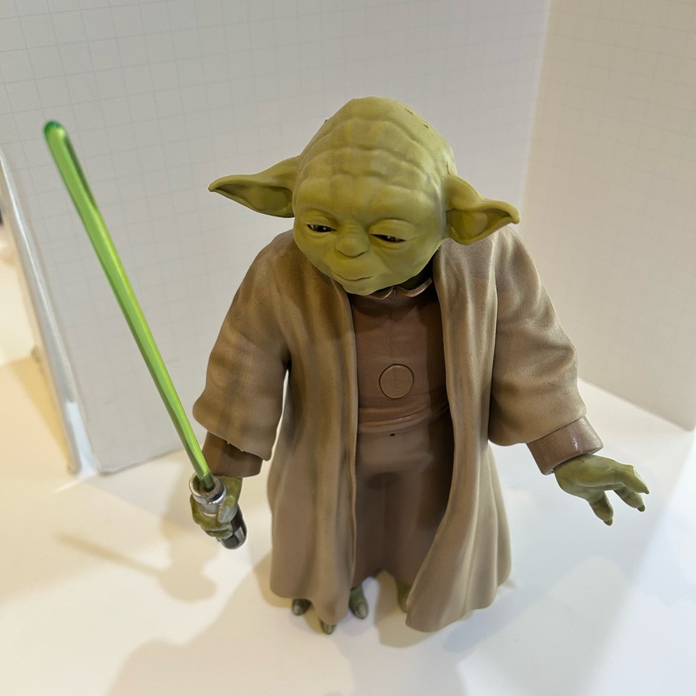 Disney Star Wars Collectible Talking Yoda Action Figure, 10" Tall